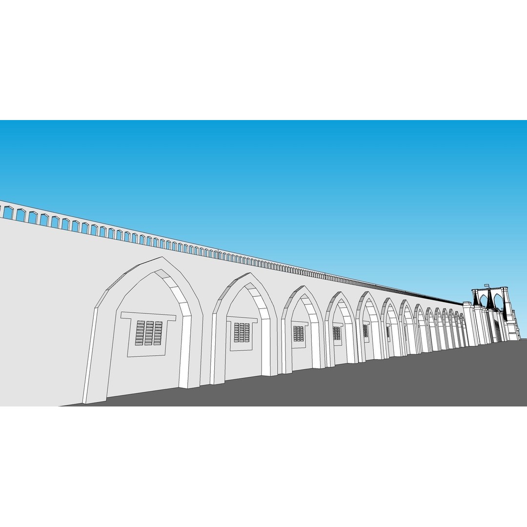 Brooklyn Bridge 3D Model – Low Poly Architectural Asset, FBX - View 40