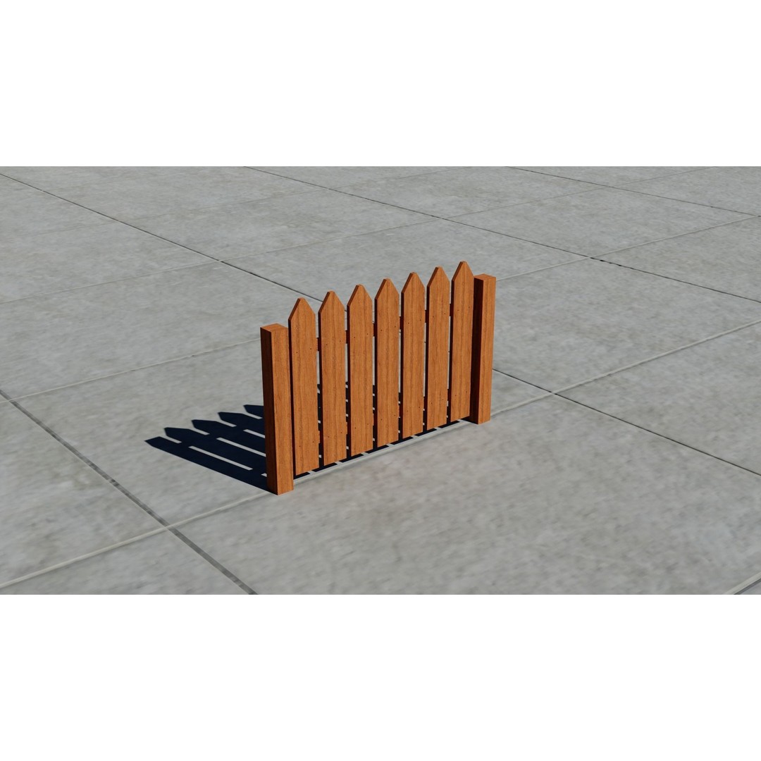 Small Town America Buildings 3D Model – Low Poly Game Asset, FBX - View 24
