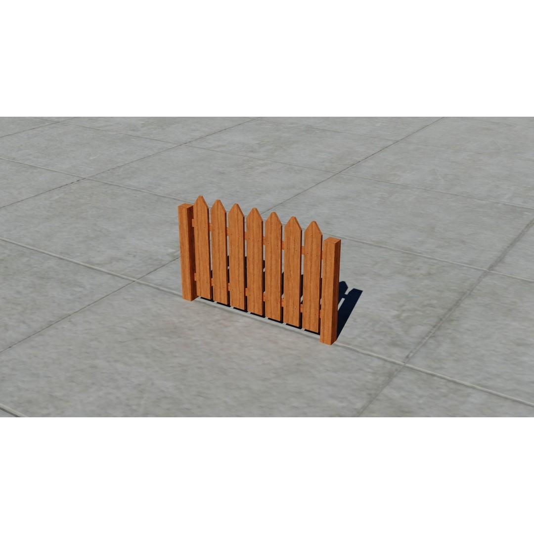Small Town America Buildings 3D Model – Low Poly Game Asset, FBX - View 25