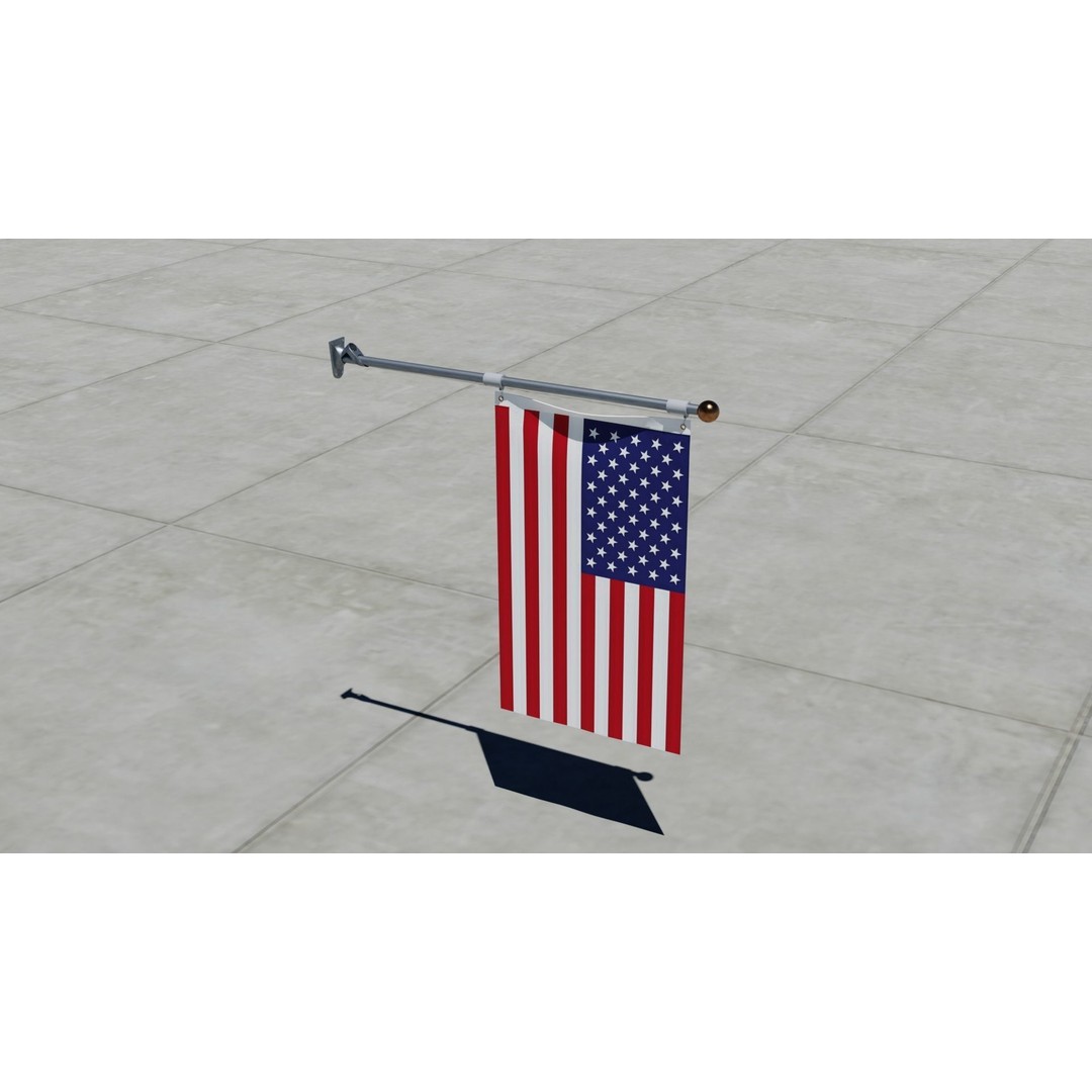 Small Town America Buildings 3D Model – Low Poly Game Asset, FBX - View 40