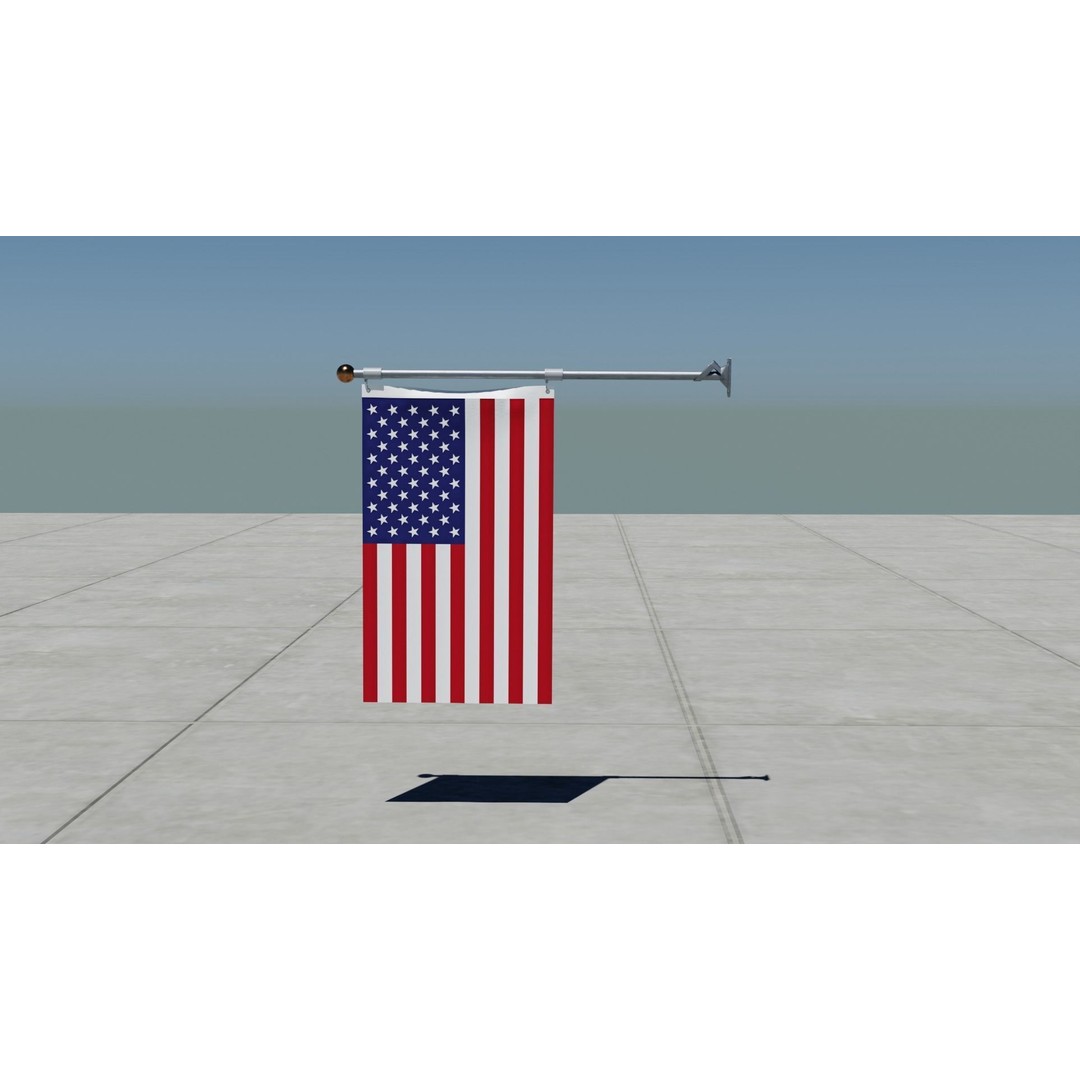 Small Town America Buildings 3D Model – Low Poly Game Asset, FBX - View 41