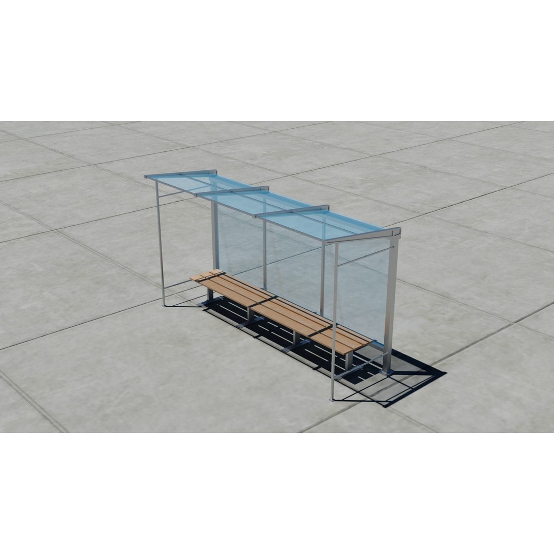 Small Town America Buildings 3D Model – Low Poly Game Asset, FBX - View 47