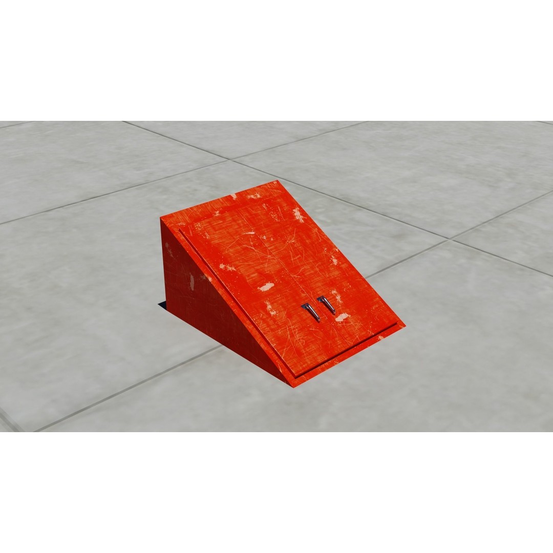 Small Town America Buildings 3D Model – Low Poly Game Asset, FBX - View 50