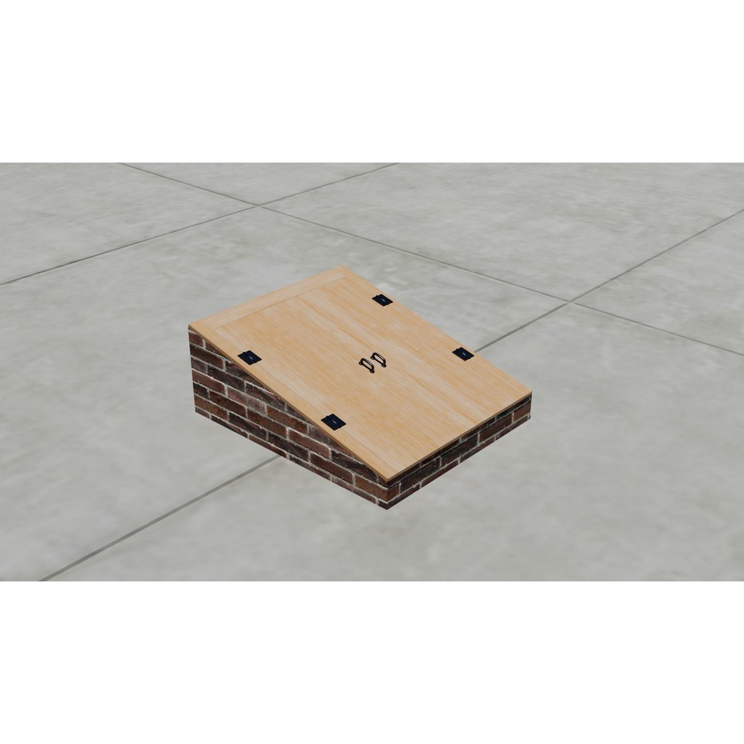 Small Town America Buildings 3D Model – Low Poly Game Asset, FBX - View 52