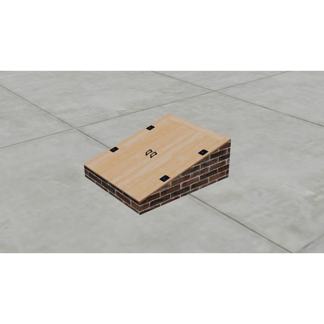 Small Town America Buildings 3D Model – Low Poly Game Asset, FBX - View 53