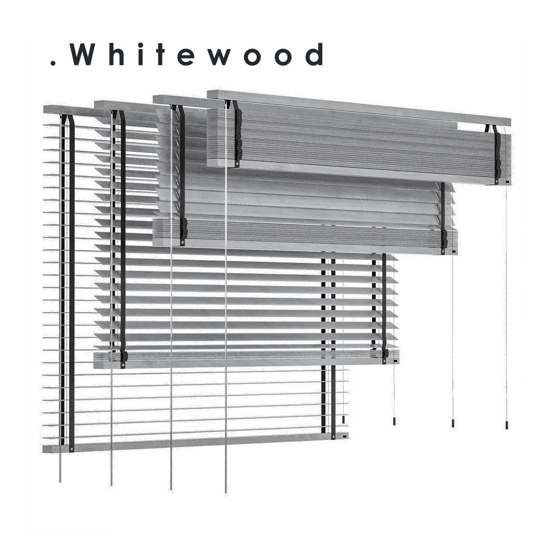 Wood Blind 3D Model – Adjustable Wooden Blinds, OBJ & 3ds Max - View 5