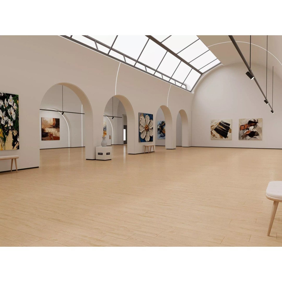 Modern Art Gallery 3D Model – Interior Design with Textures, FBX - View 7