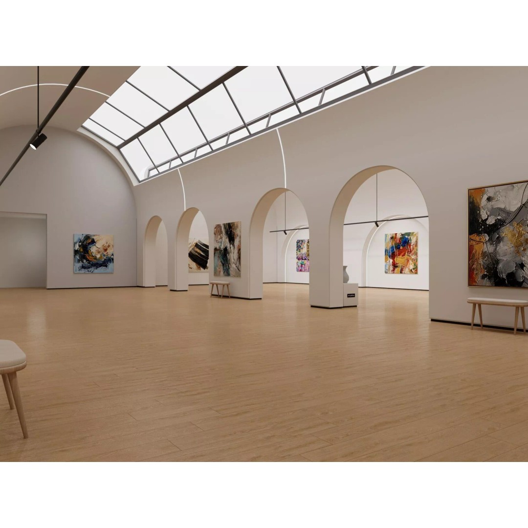 Modern Art Gallery 3D Model – Interior Design with Textures, FBX - View 8