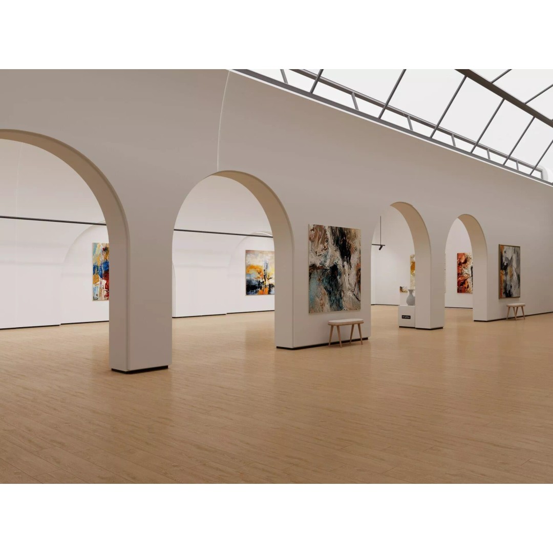 Modern Art Gallery 3D Model – Interior Design with Textures, FBX - View 9