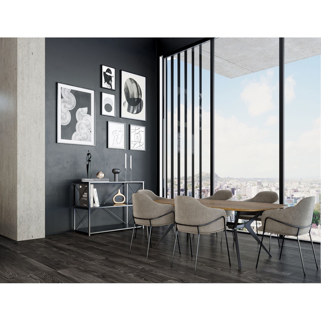 Living Room 3D Model – Fully Textured Interior Scene, FBX, Corona - View 4
