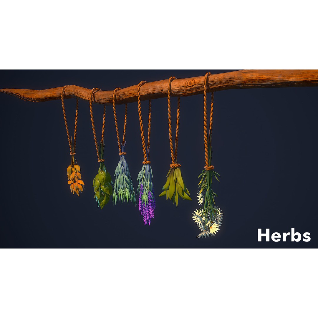 Potion Props 3D Model – Low Poly Fantasy Asset, FBX, PBR Textures - View 10