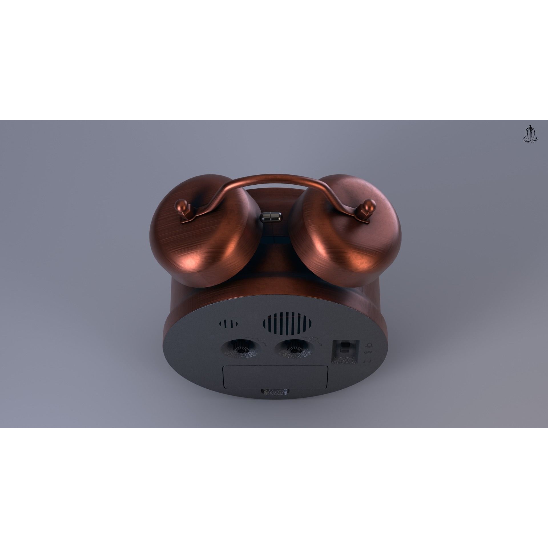 Antique Clock - High-Detail 3D Model - View 13