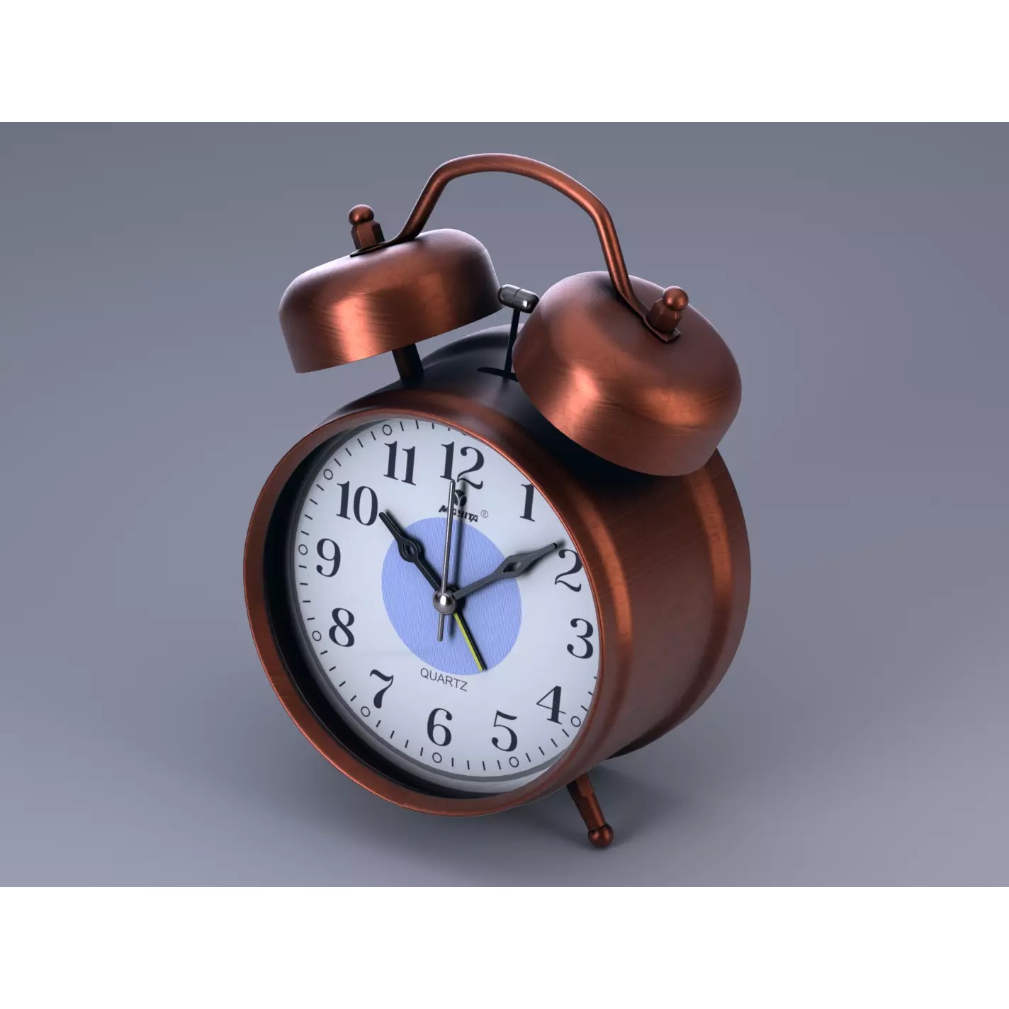 Antique Clock - High-Detail 3D Model - View 2