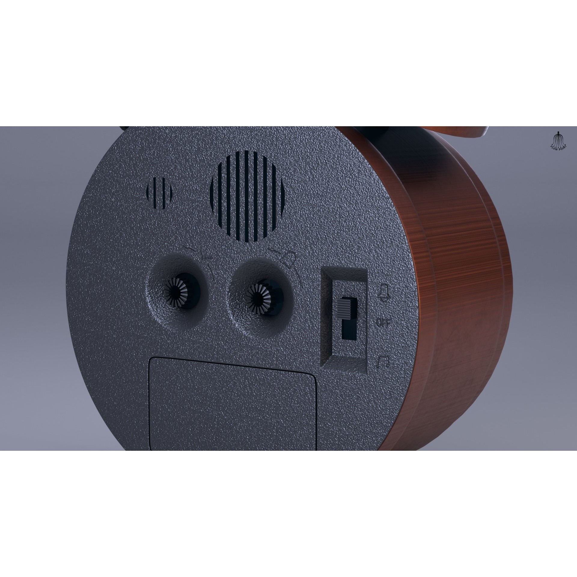 Antique Clock - High-Detail 3D Model - View 21