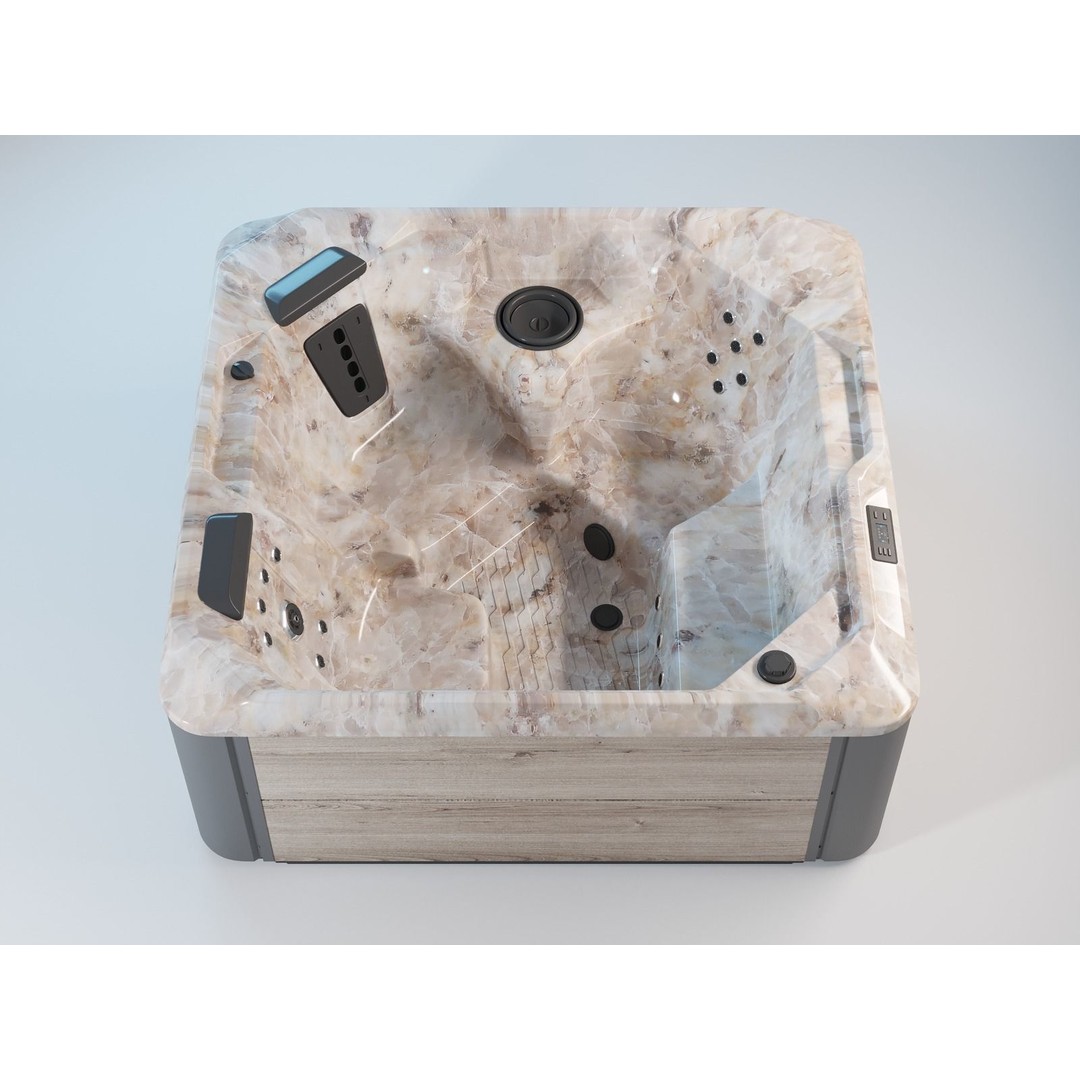 Jacuzzi Hot Tub 3D Model – Luxury Spa for Archviz, FBX & OBJ