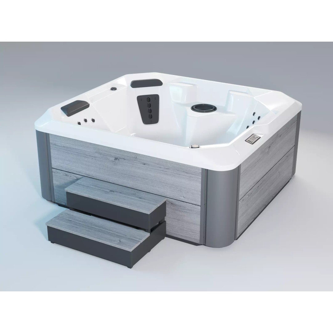 Jacuzzi Hot Tub 3D Model – Luxury Spa for Archviz, FBX & OBJ - View 2