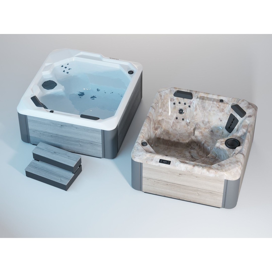 Jacuzzi Hot Tub 3D Model – Luxury Spa for Archviz, FBX & OBJ - View 3