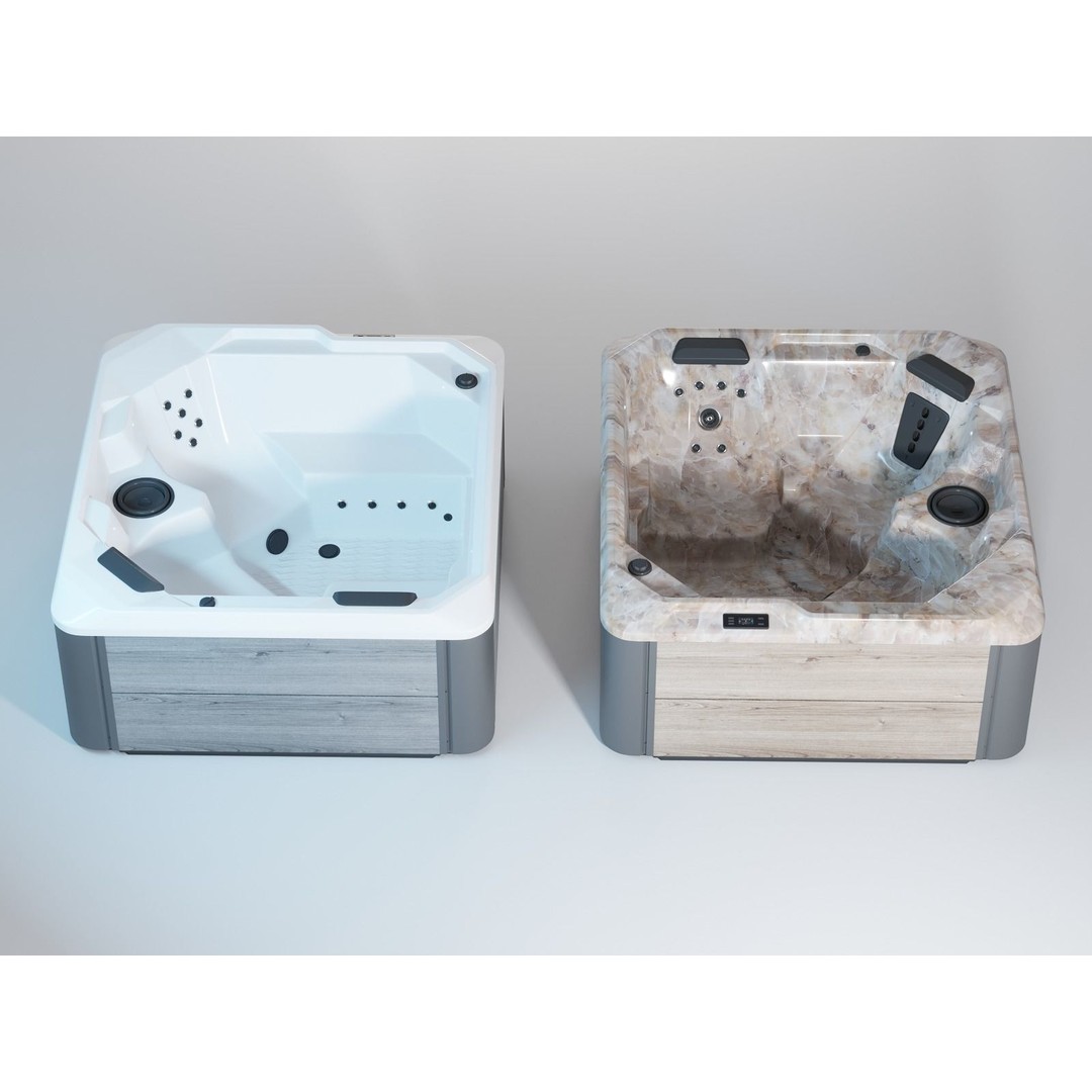 Jacuzzi Hot Tub 3D Model – Luxury Spa for Archviz, FBX & OBJ - View 4