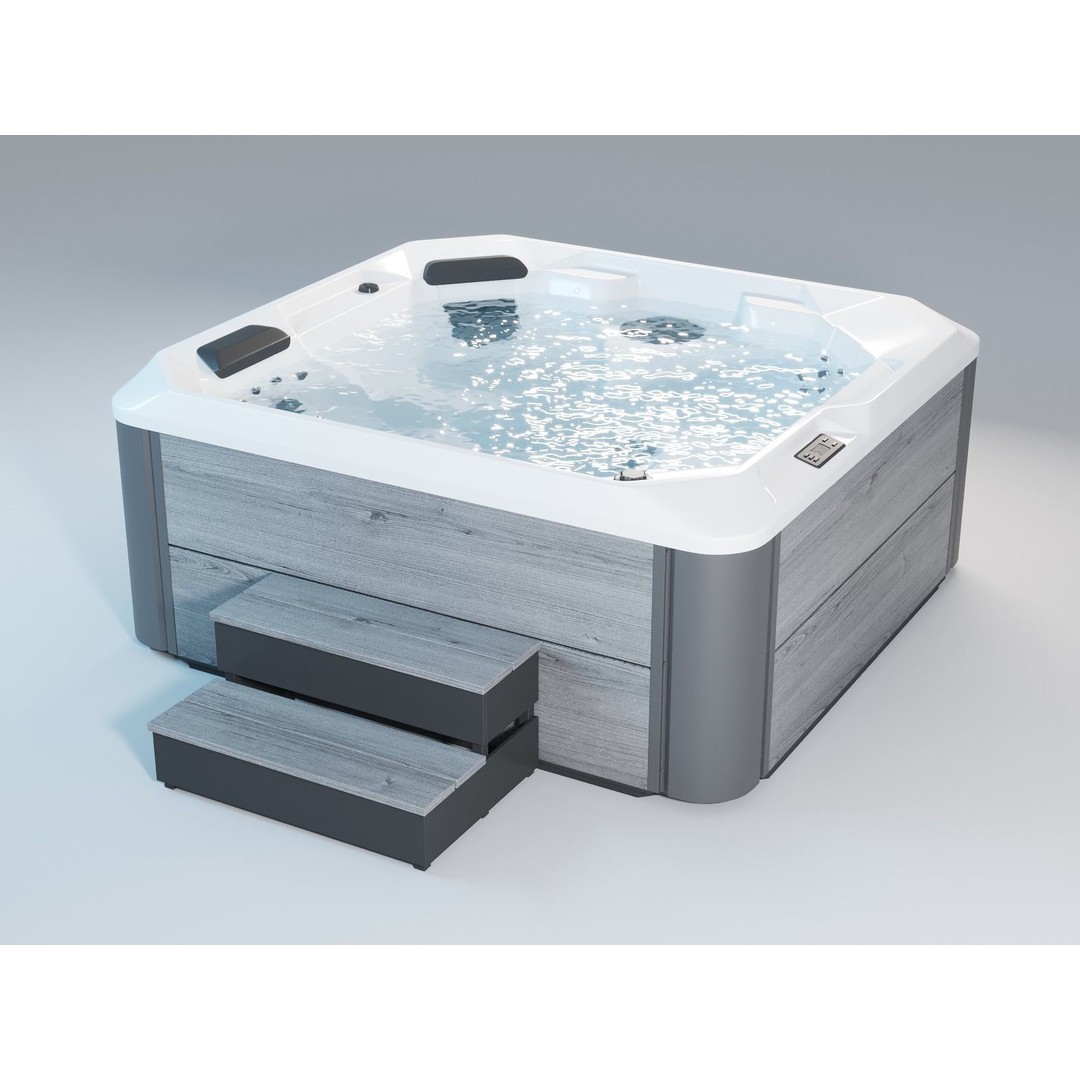 Jacuzzi Hot Tub 3D Model – Luxury Spa for Archviz, FBX & OBJ - View 5
