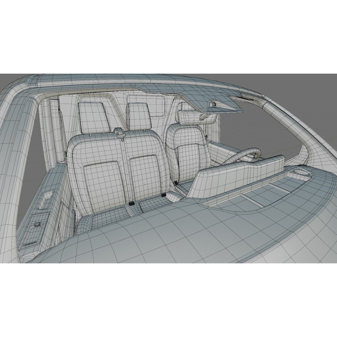 Volkswagen Transporter T7 Panel Van 3D Model – Detailed Interior, FBX & OBJ - View 39