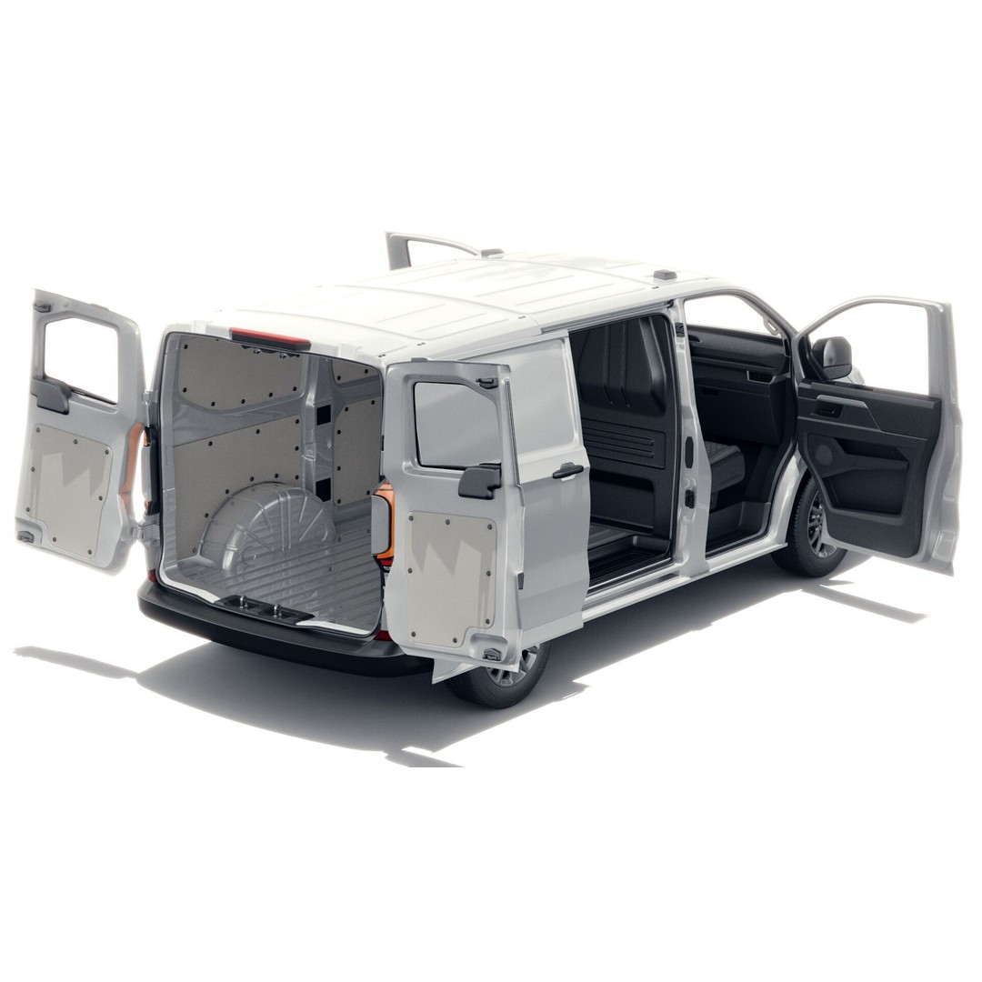 Volkswagen Transporter T7 Panel Van 3D Model – Detailed Interior, FBX & OBJ - View 4