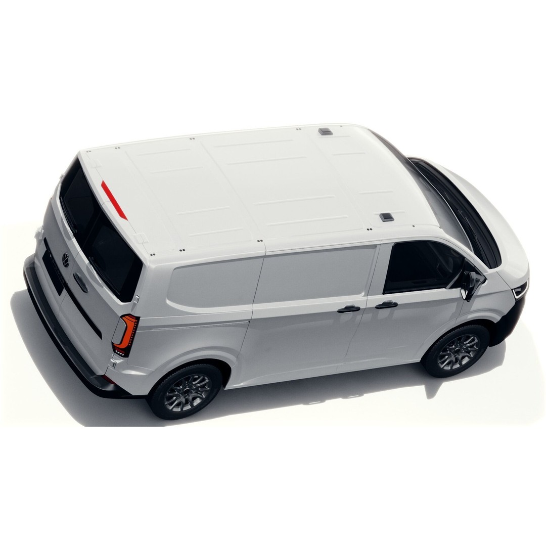 Volkswagen Transporter T7 Panel Van 3D Model – Detailed Interior, FBX & OBJ - View 8