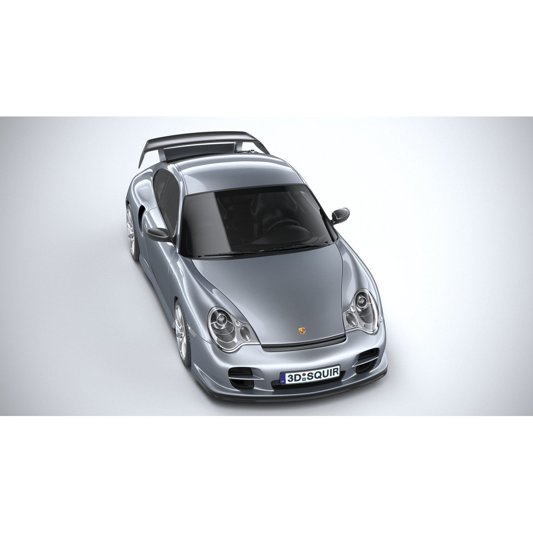 Porsche 911 GT2 996 2003 3D Model – High Poly Sport Car, FBX, OBJ - View 14
