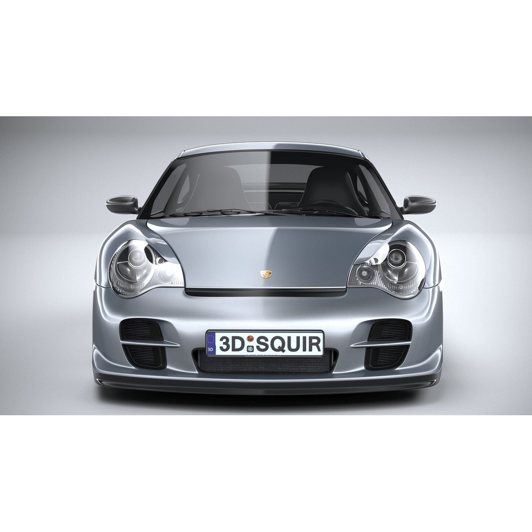 Porsche 911 GT2 996 2003 3D Model – High Poly Sport Car, FBX, OBJ - View 15