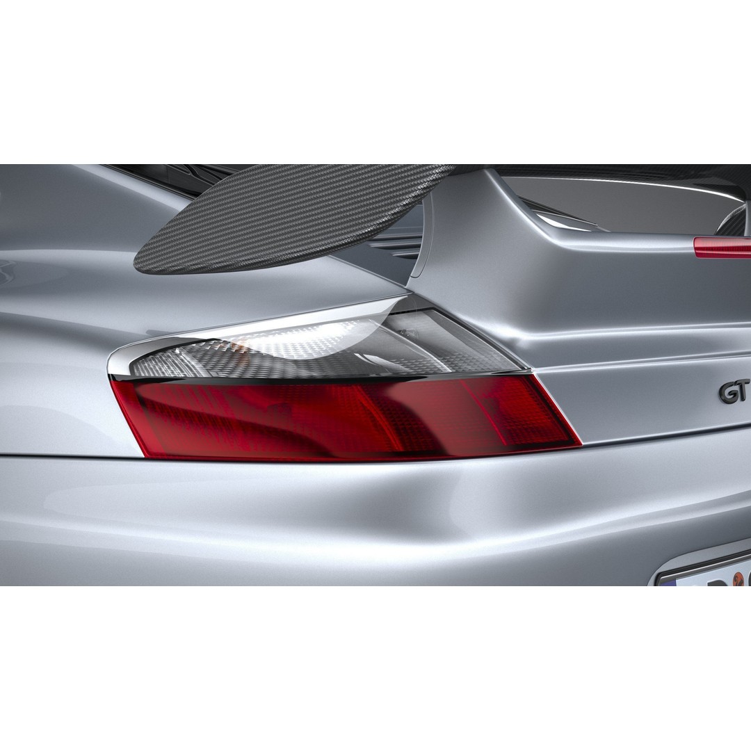Porsche 911 GT2 996 2003 3D Model – High Poly Sport Car, FBX, OBJ - View 17