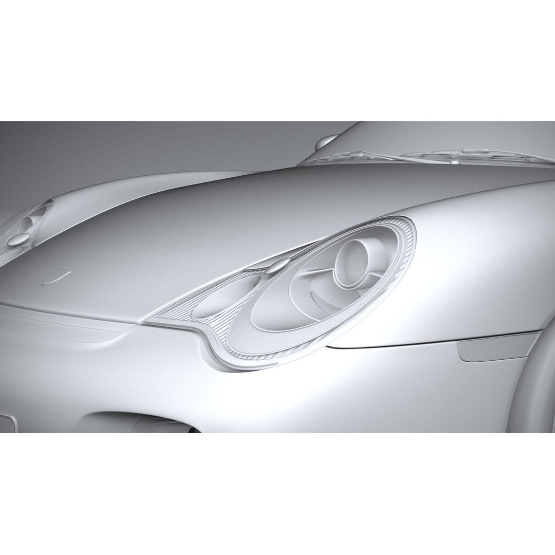 Porsche 911 GT2 996 2003 3D Model – High Poly Sport Car, FBX, OBJ - View 25