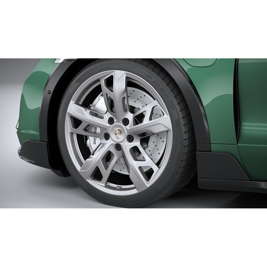 Porsche Taycan Turbo Cross Turismo 2025 3D Model – High Poly Game Asset, FBX, OBJ - View 18