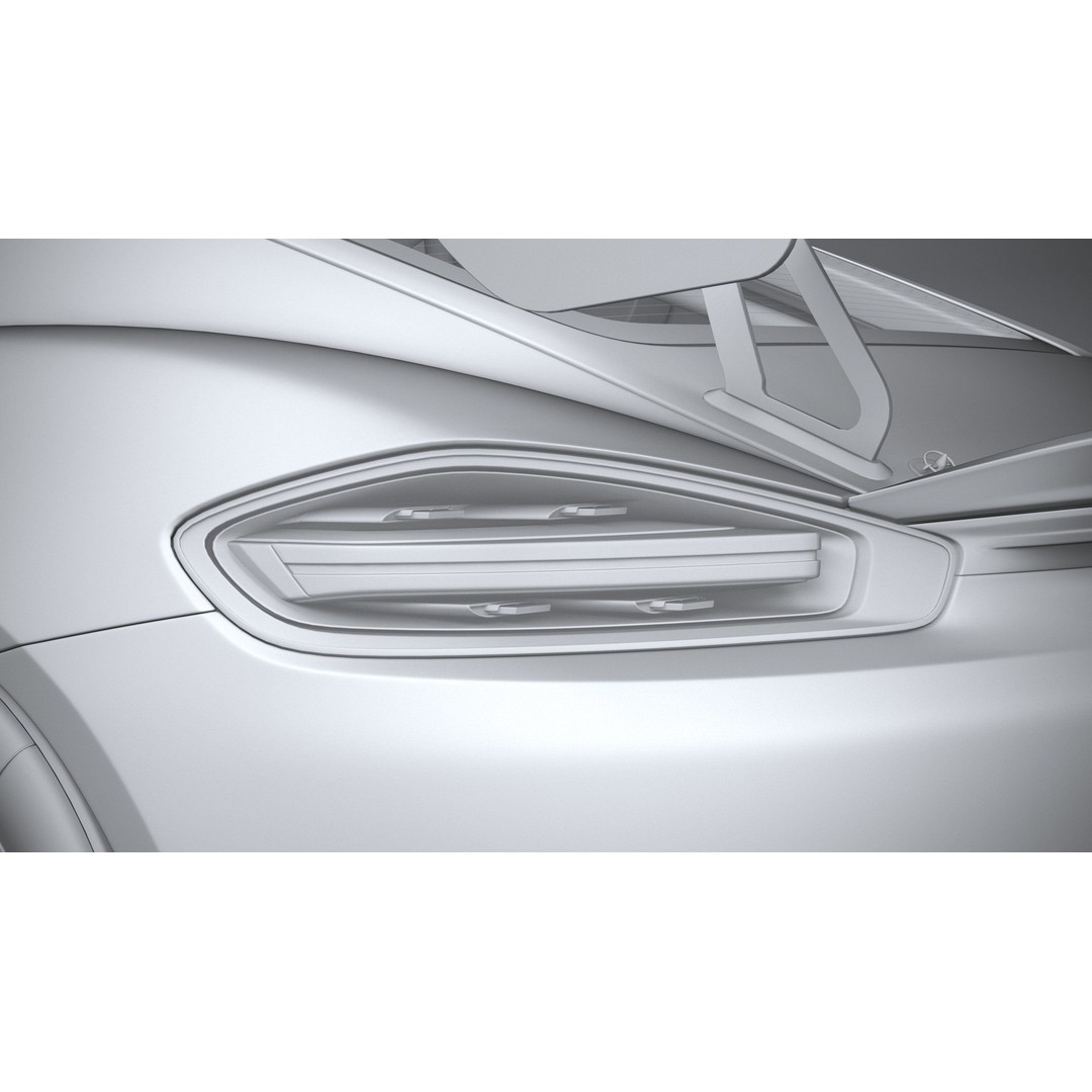 Porsche 718 Cayman GT4 RS Clubsport 2022 3D Model – High Poly, Game Ready, FBX, OBJ - View 26