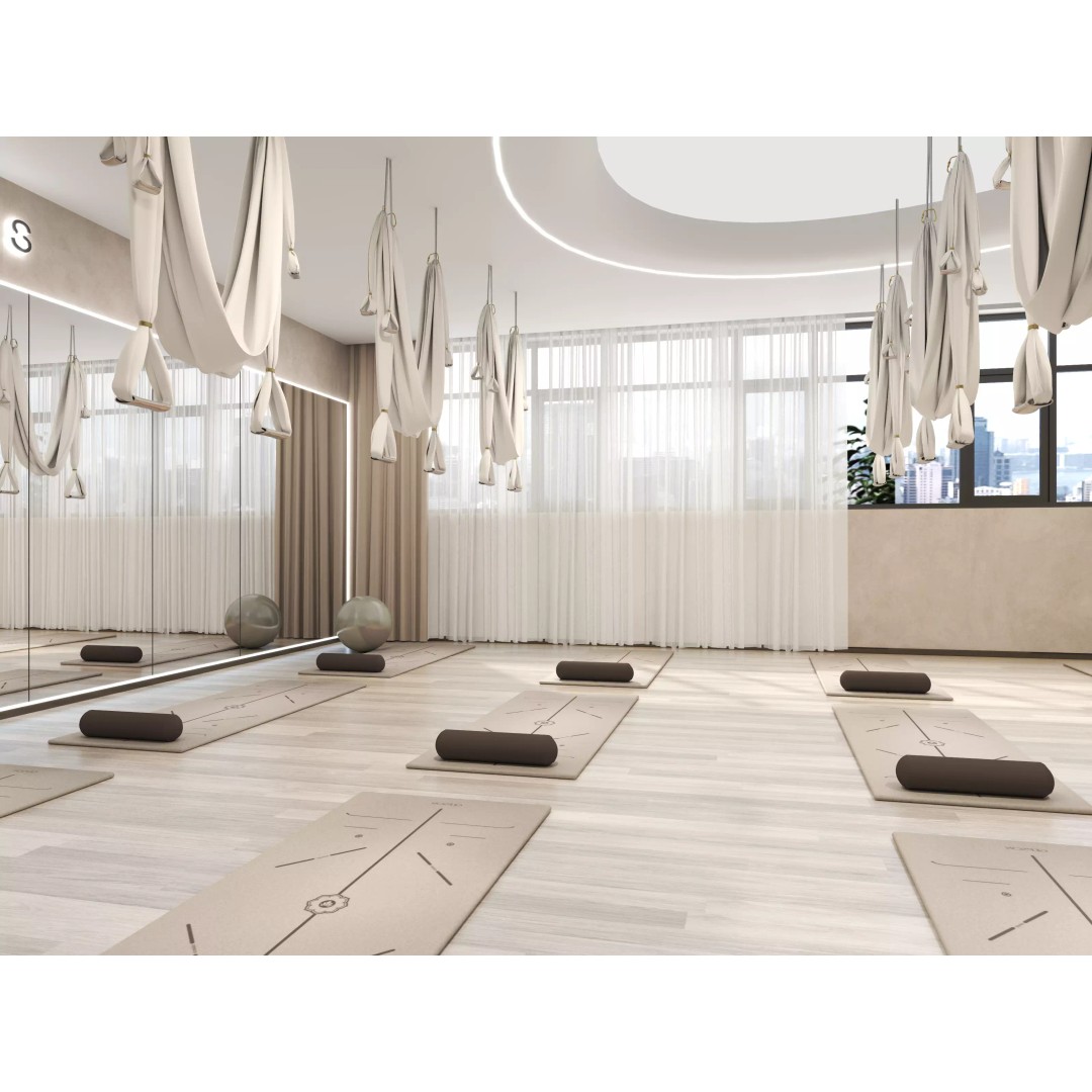 Pilates Studio Interior 3D Model – Low Poly Game Asset, FBX, OBJ - View 10