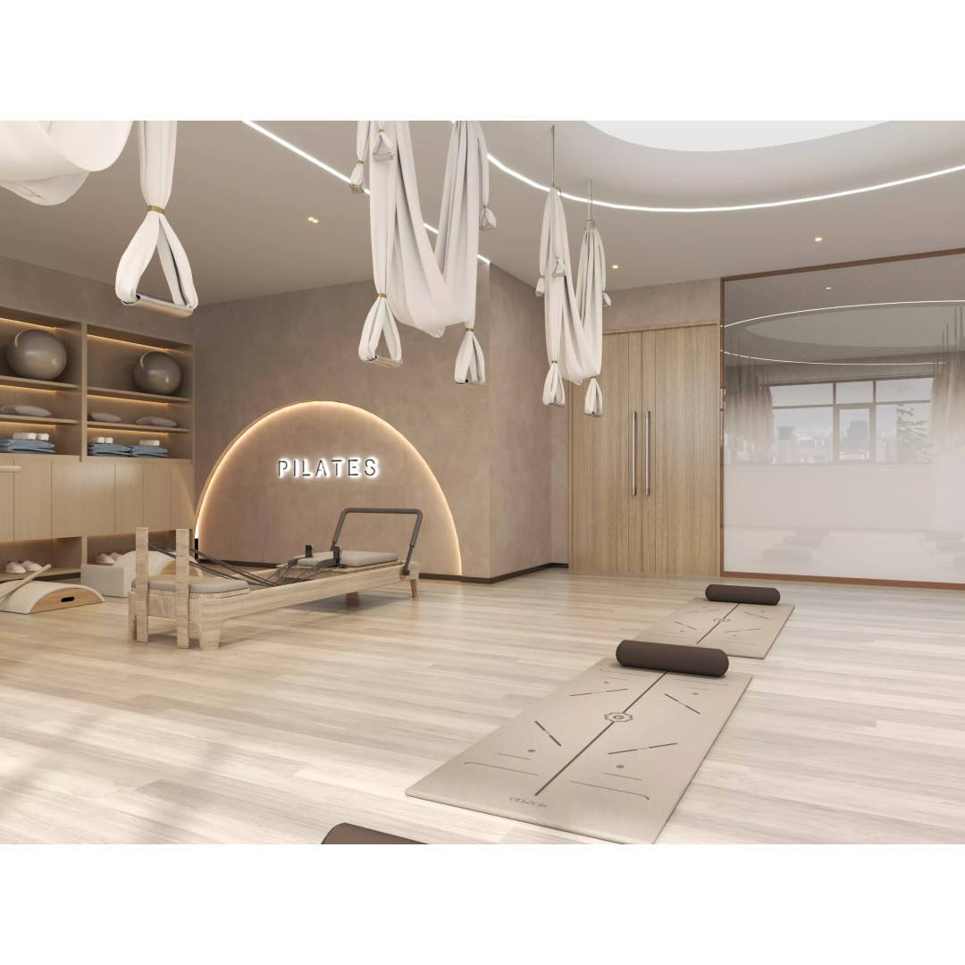 Pilates Studio Interior 3D Model – Low Poly Game Asset, FBX, OBJ - View 11