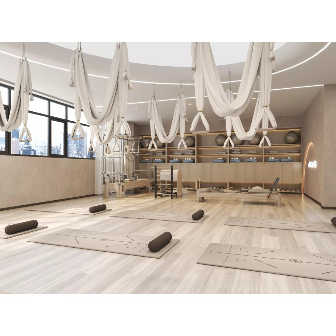 Pilates Studio Interior 3D Model – Low Poly Game Asset, FBX, OBJ - View 5