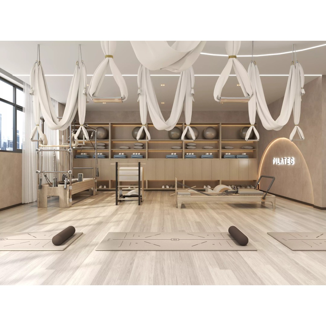 Pilates Studio Interior 3D Model – Low Poly Game Asset, FBX, OBJ - View 6