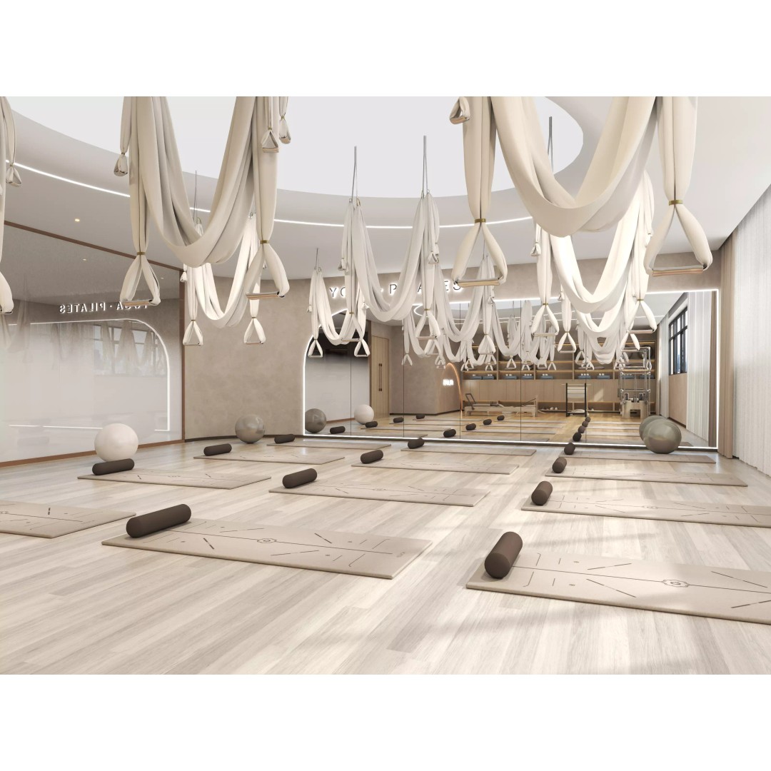 Pilates Studio Interior 3D Model – Low Poly Game Asset, FBX, OBJ - View 8
