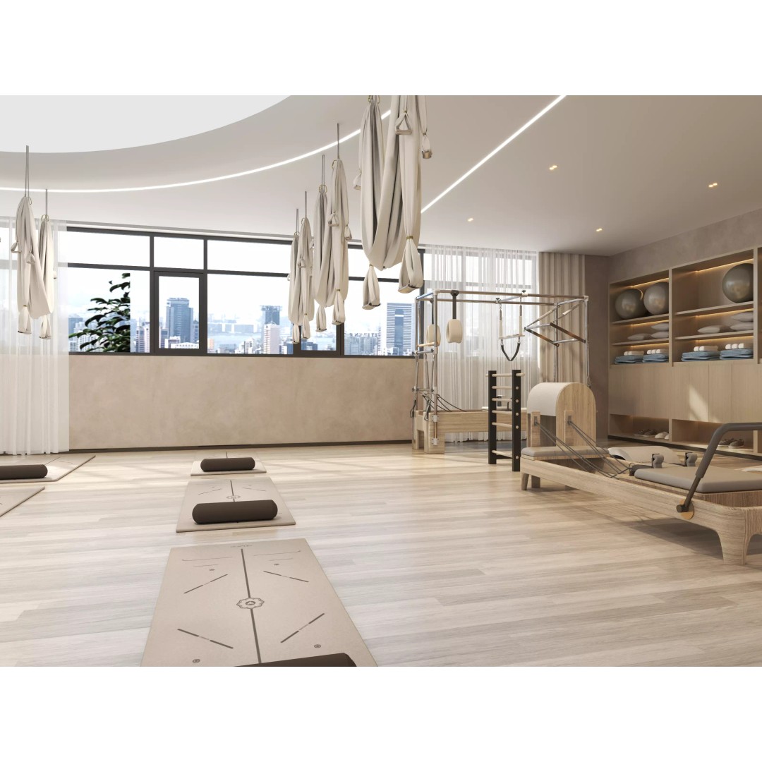 Pilates Studio Interior 3D Model – Low Poly Game Asset, FBX, OBJ - View 9