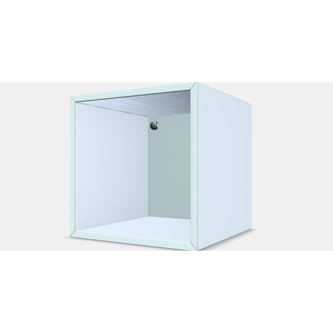 EKET Wall-Mounted Shelving Unit 3D Model – Low Poly PBR Asset, FBX - View 13