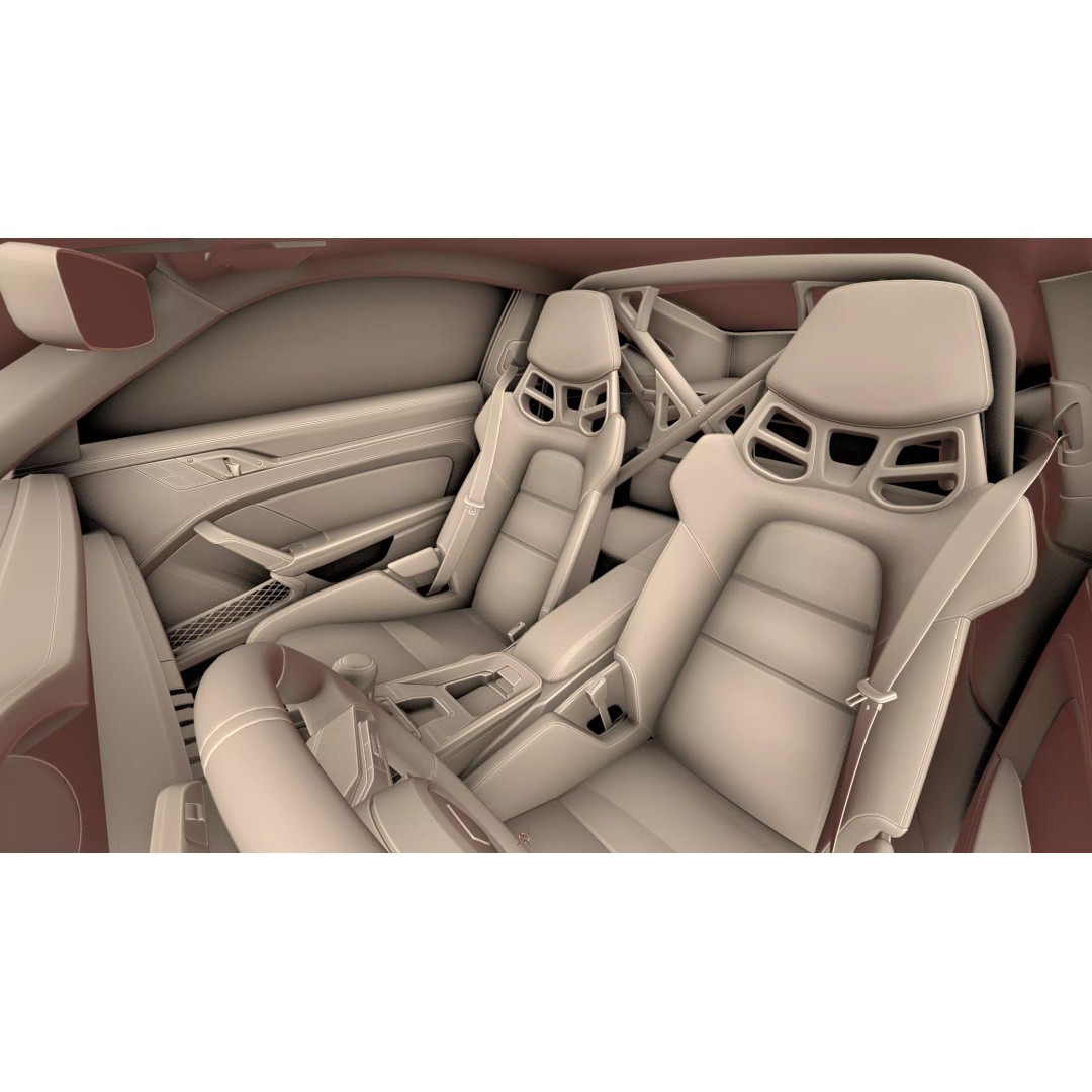 Porsche 911 GT3 RS 3D Model – High Poly Game-Ready Asset, FBX, Blender