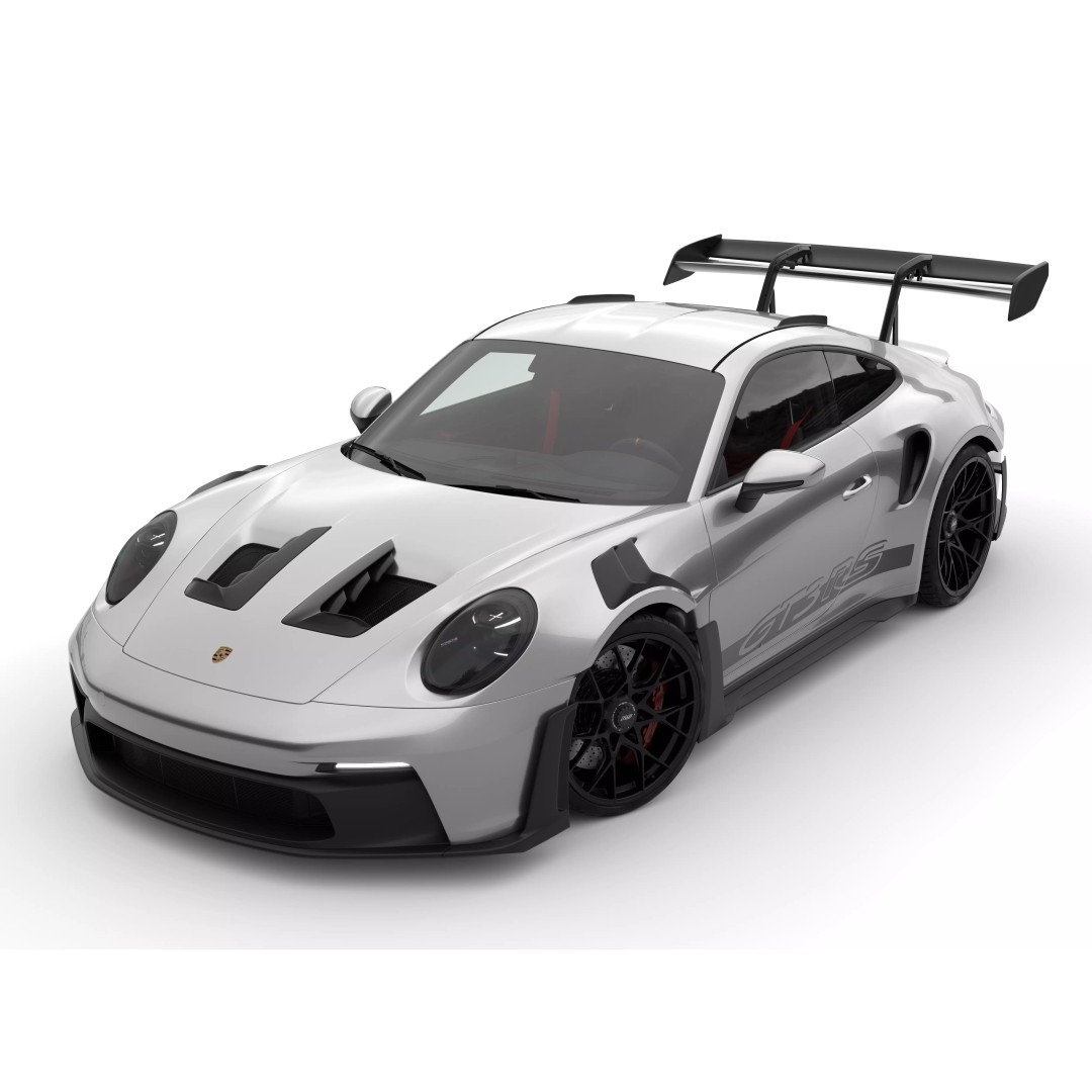 Porsche 911 GT3 RS 3D Model – High Poly Game-Ready Asset, FBX, Blender - View 2