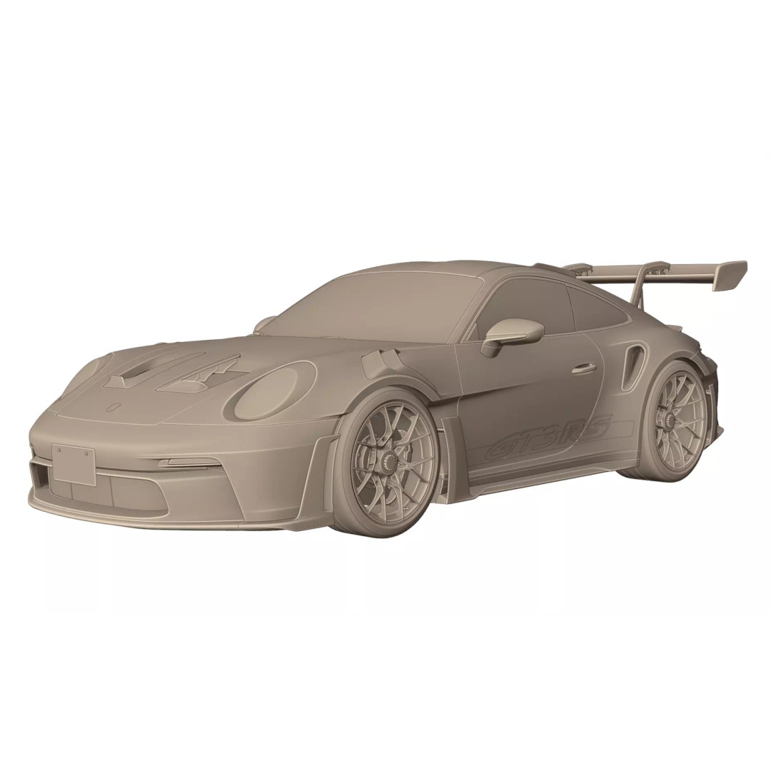 Porsche 911 GT3 RS 3D Model – High Poly Game-Ready Asset, FBX, Blender - View 21
