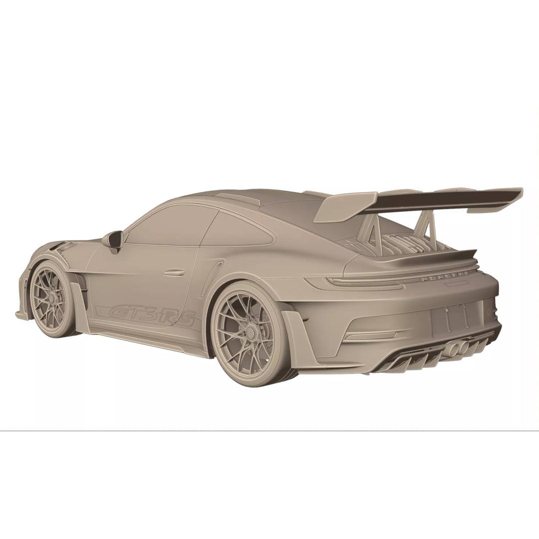 Porsche 911 GT3 RS 3D Model – High Poly Game-Ready Asset, FBX, Blender - View 23
