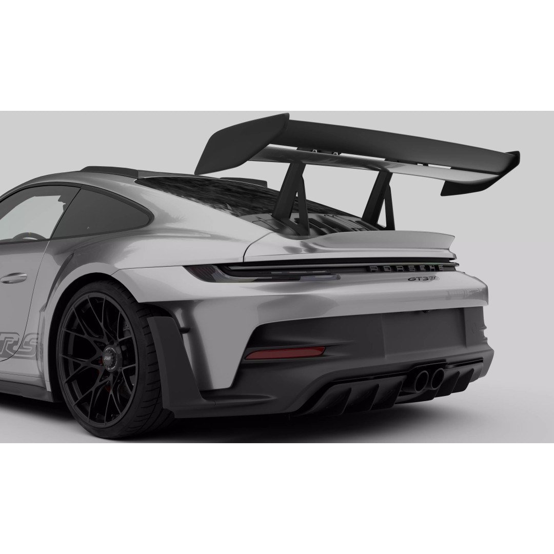 Porsche 911 GT3 RS 3D Model – High Poly Game-Ready Asset, FBX, Blender - View 5