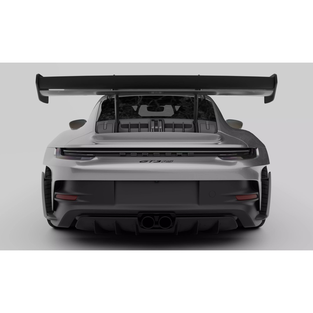 Porsche 911 GT3 RS 3D Model – High Poly Game-Ready Asset, FBX, Blender - View 9