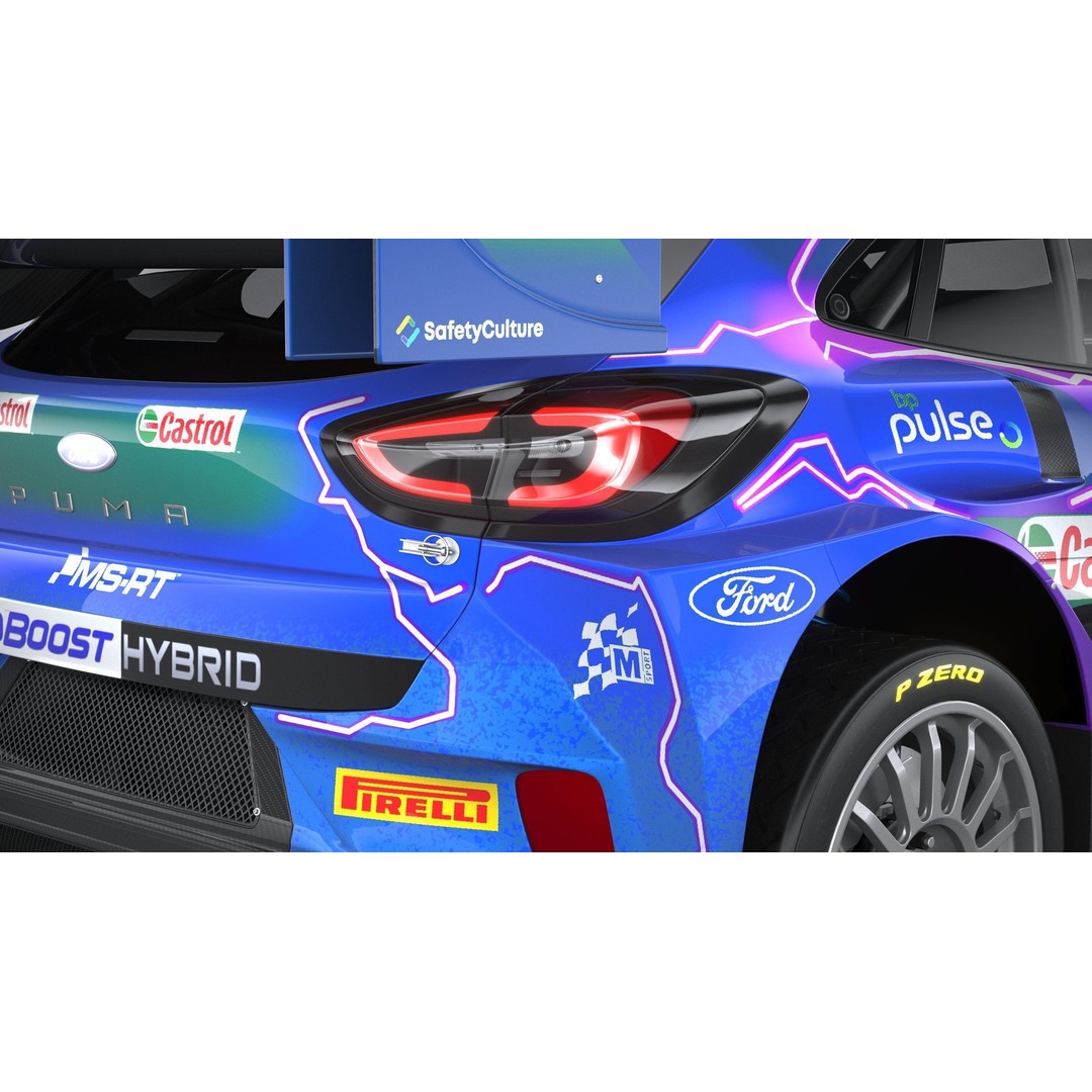 Puma M-Sport WRC Hybrid Rally1 2022 3D Model – High Poly Car Asset, FBX - View 22