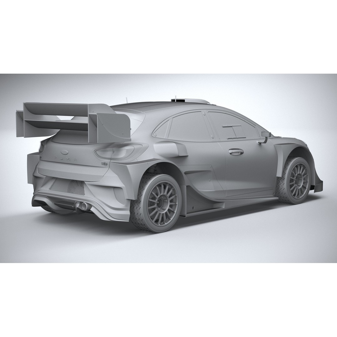 Puma M-Sport WRC Hybrid Rally1 2022 3D Model – High Poly Car Asset, FBX - View 26