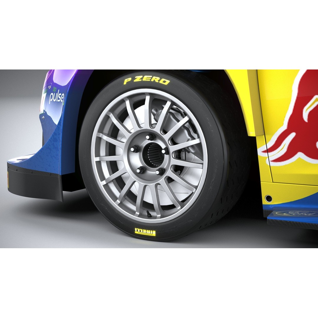 Puma M-Sport WRC Hybrid Rally1 2022 3D Model – High Poly Car Asset, FBX - View 6