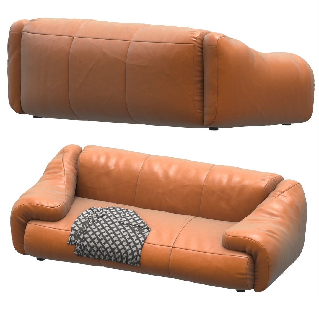 desede DS705 Sofa 3D Model – Modern Luxury Design, FBX, PBR - View 3