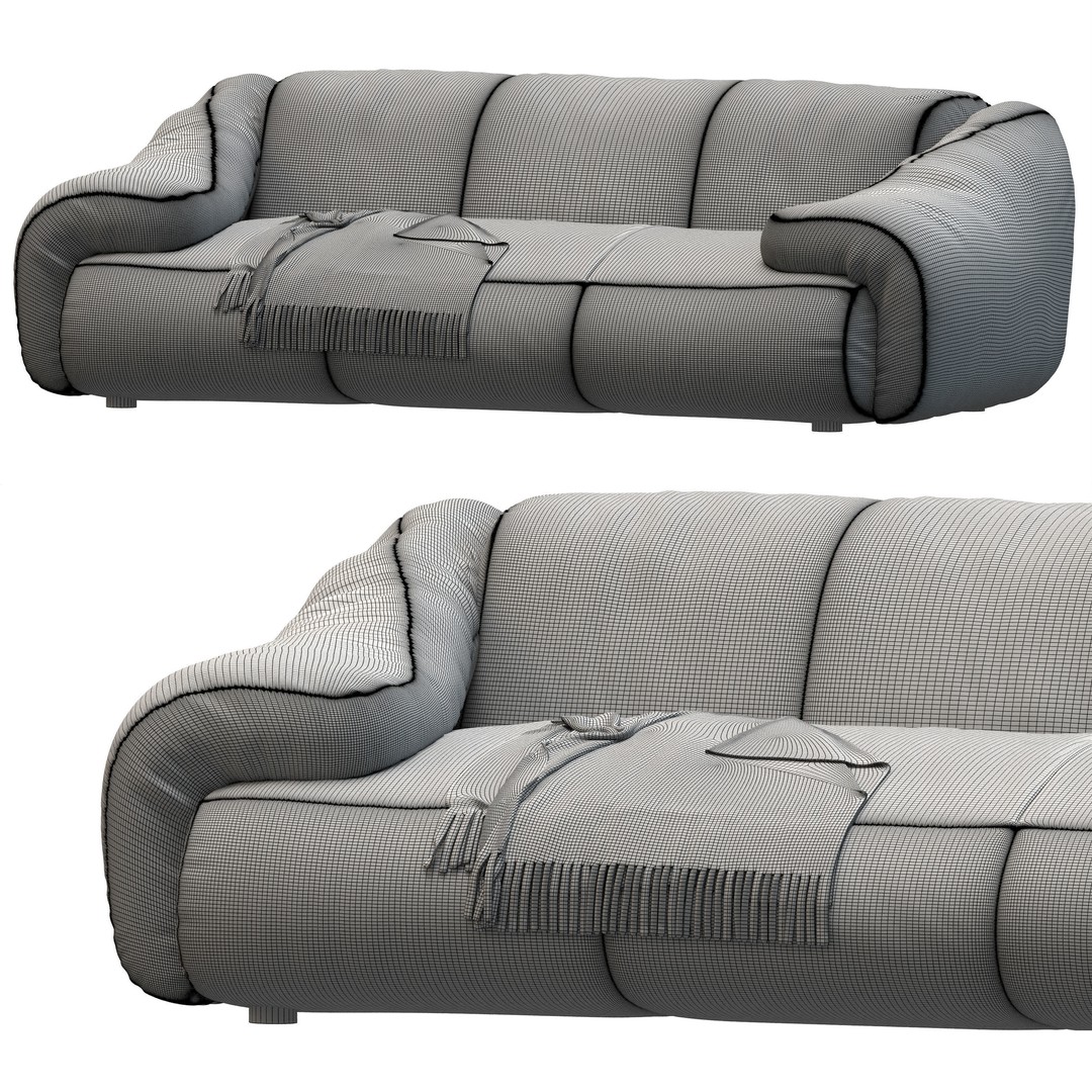 desede DS705 Sofa 3D Model – Modern Luxury Design, FBX, PBR - View 4